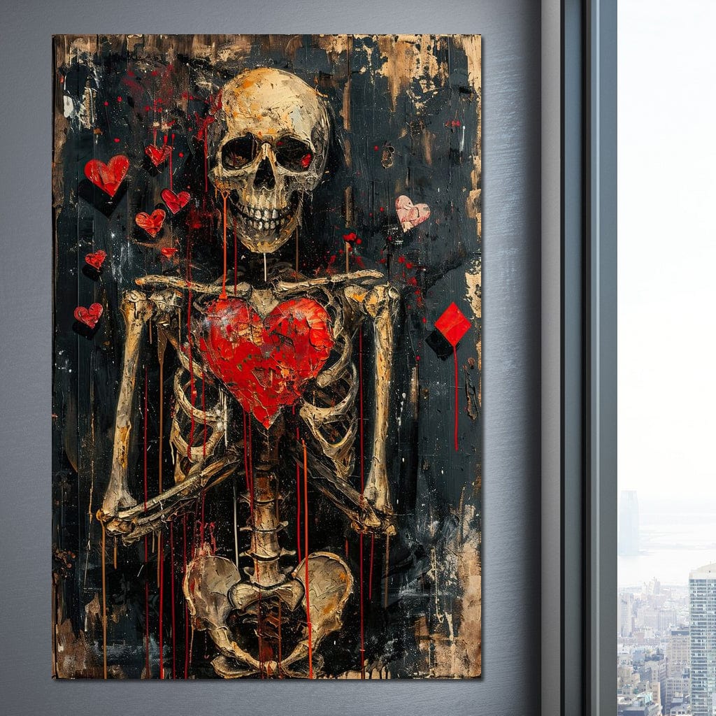Romantic Skeleton 5 Canvas Wall Art