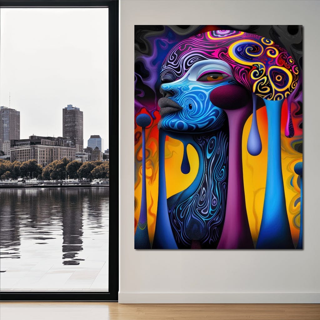 The Drippy Diva Canvas Wall Art
