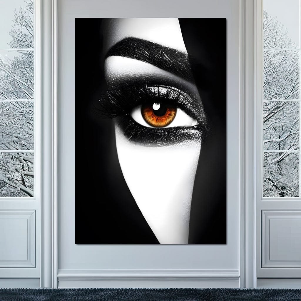 Eclipse of the Fiery Eye Canvas Wall Art