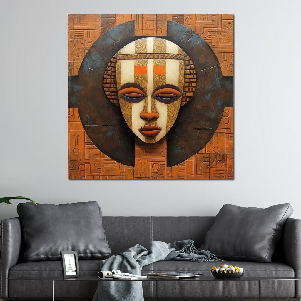 Tribal Mask 12 Canvas Wall Art