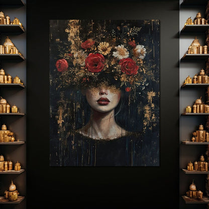 Bloom of the Nightfall Canvas Wall Art