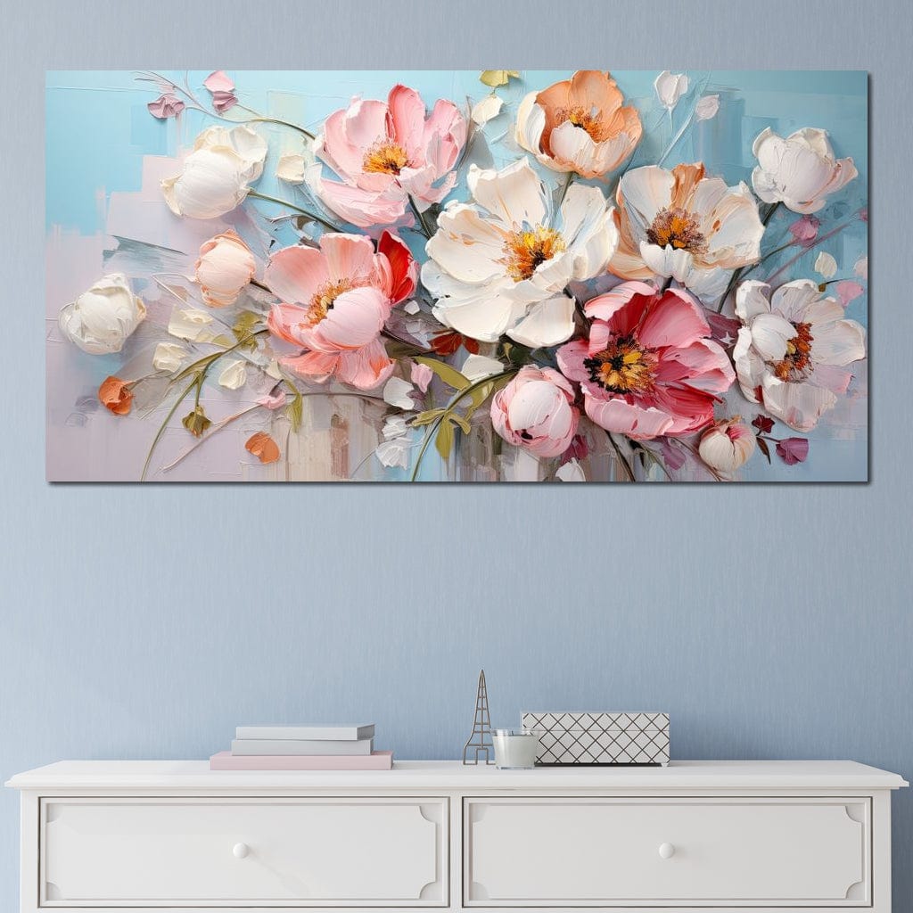 Blossoms of Serenity Breeze Canvas Wall Art