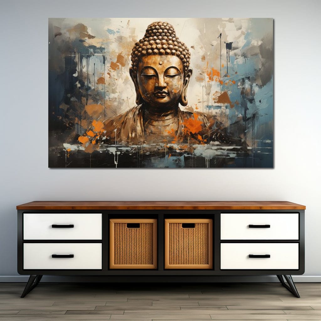 Buddha's Grace Canvas Wall Art