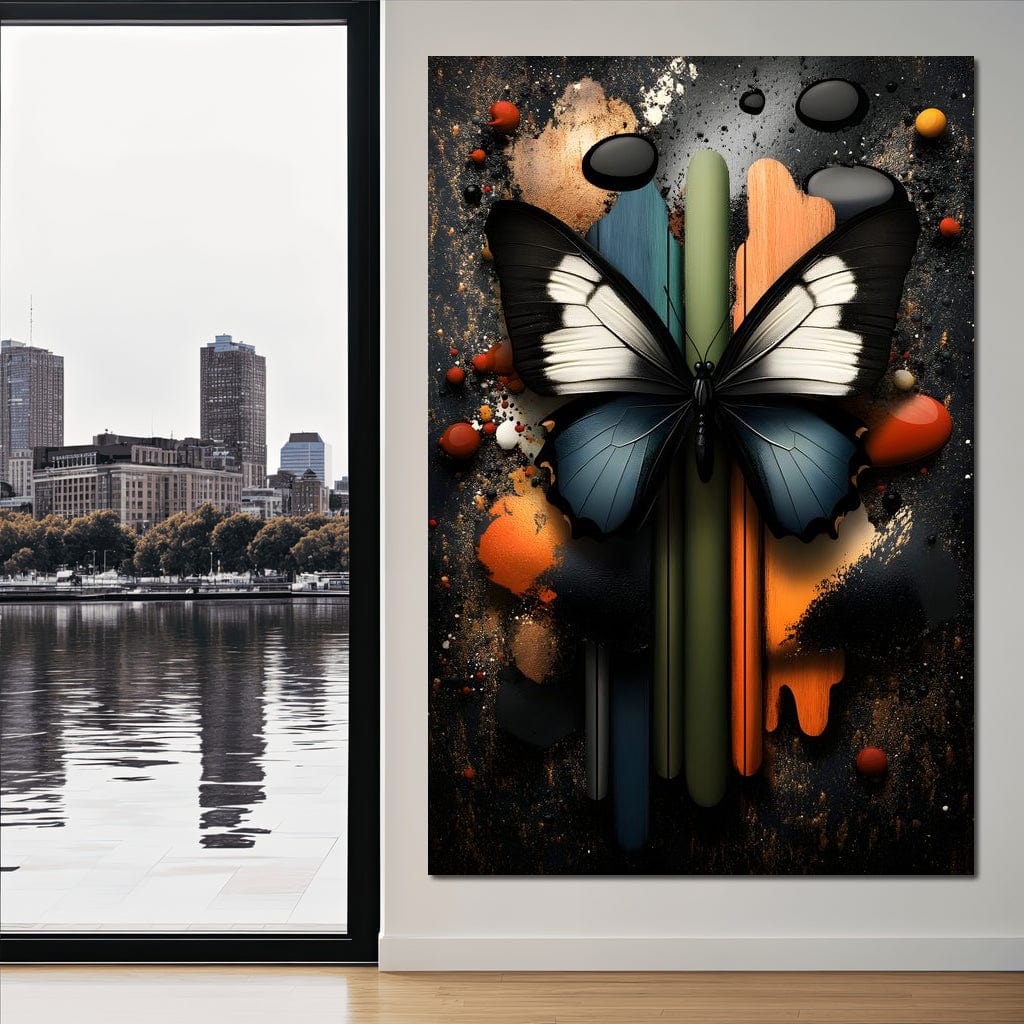 Butterfly Dreamscape Fusion Canvas Wall Art
