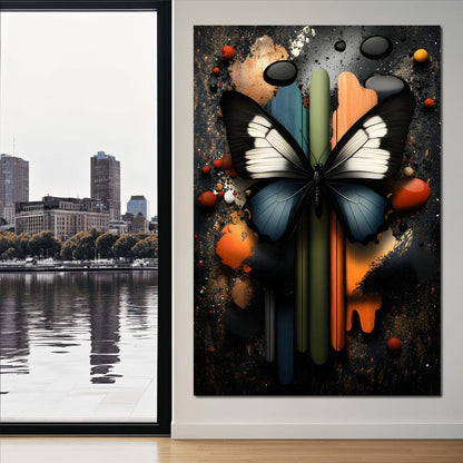 Butterfly Dreamscape Fusion Canvas Wall Art