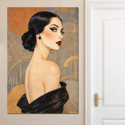 Velvet Elegance Canvas Wall Art