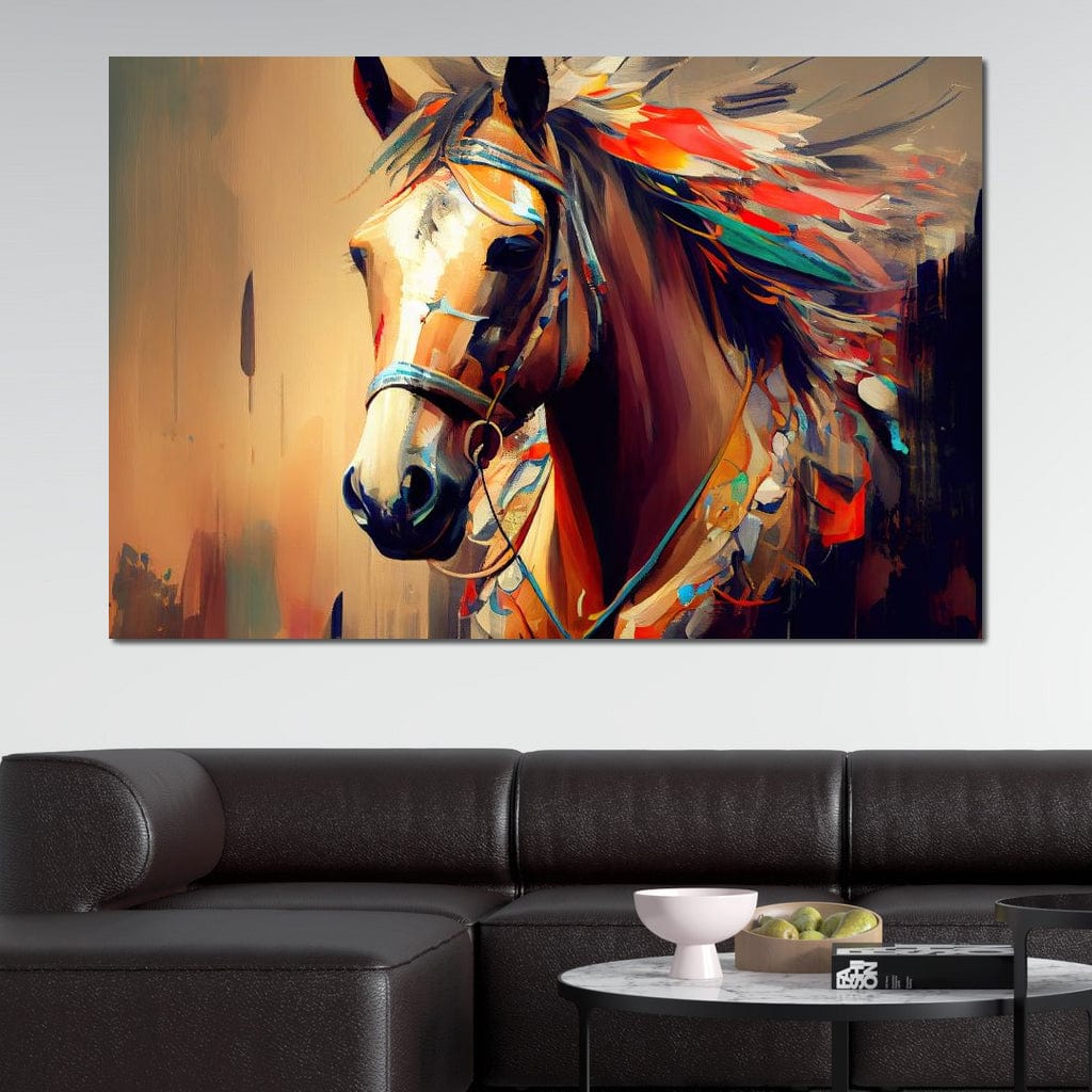 Cherokee Horse 2 Canvas Wall Art