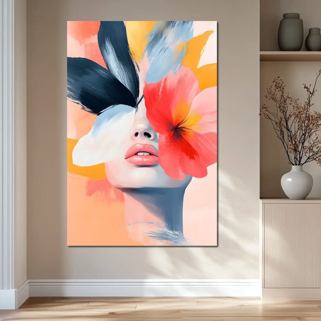 Petals of Enchantment Canvas Wall Art