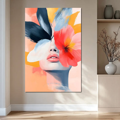 Petals of Enchantment Canvas Wall Art