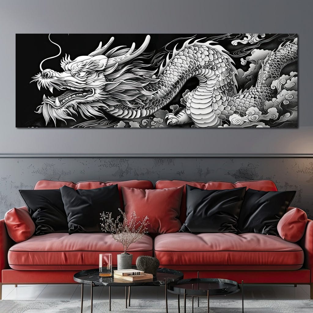 Eternal Dragon's Flight Canvas Wall Art