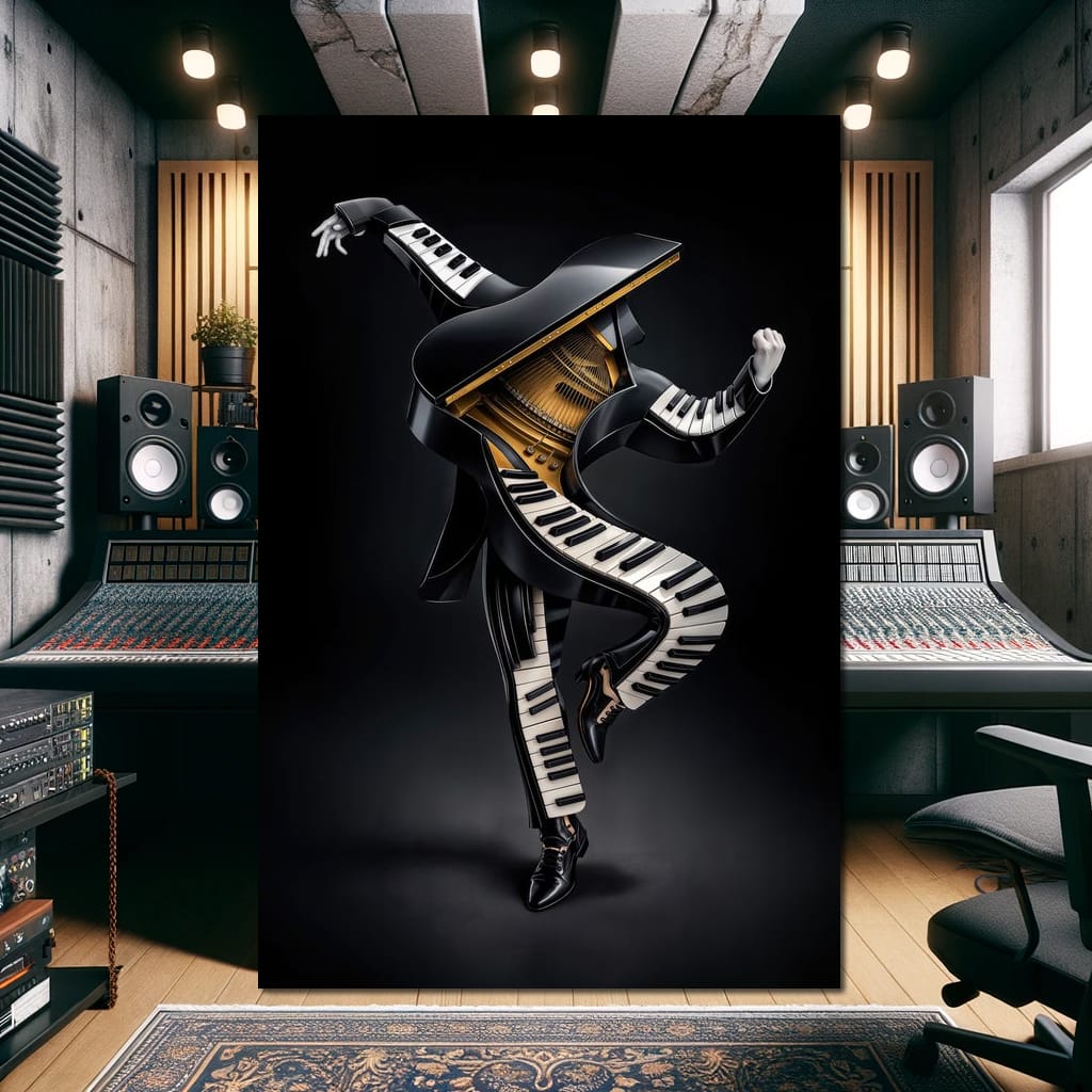The Composer’s Dream Canvas Wall Art