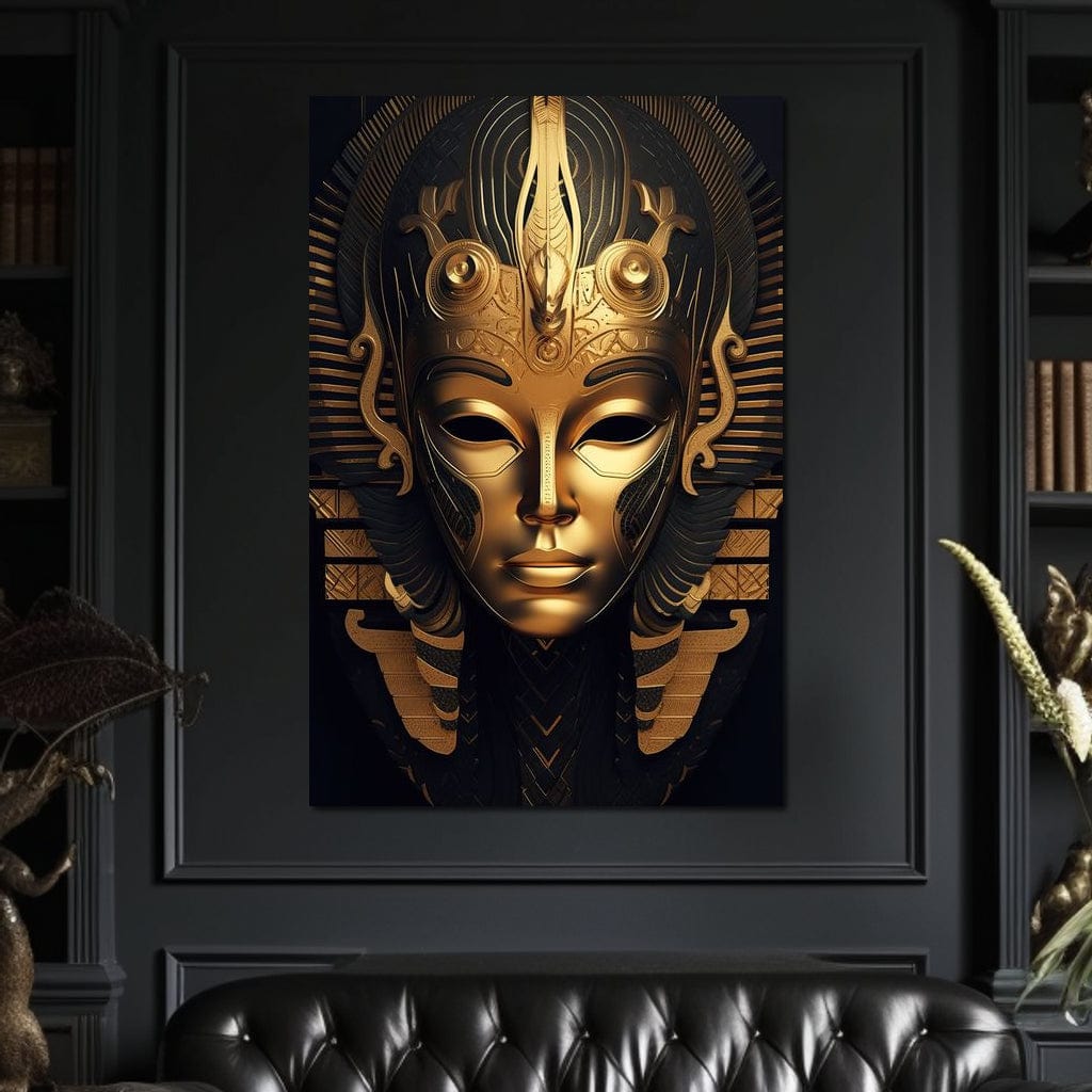 Radiant Ruler of Ancient Egypt Canvas Wall Art
