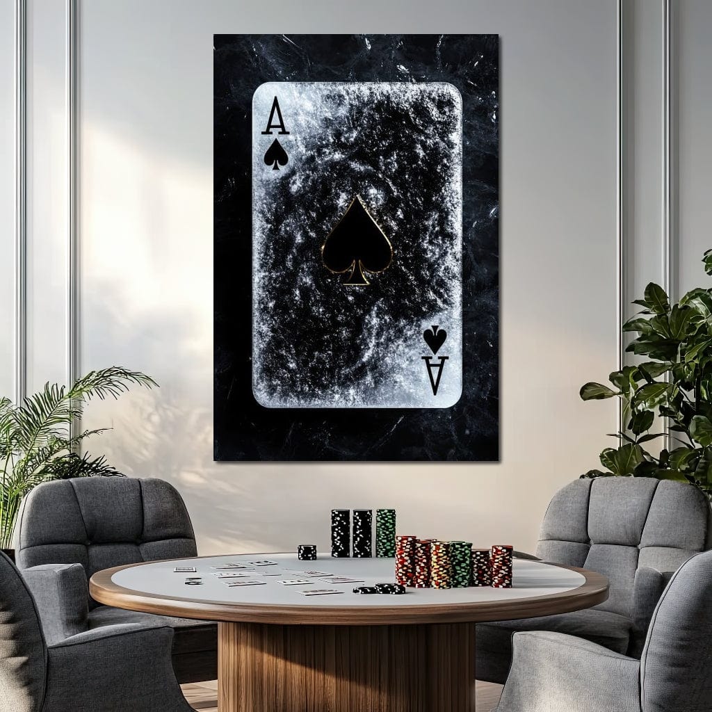 Ace of Shadows Canvas Wall Art