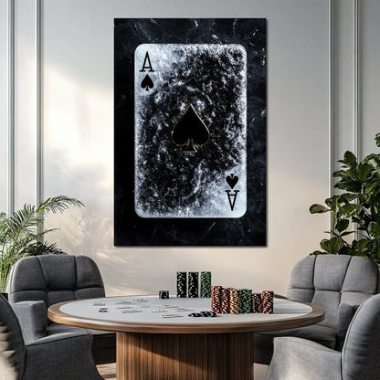 Ace of Shadows Canvas Wall Art