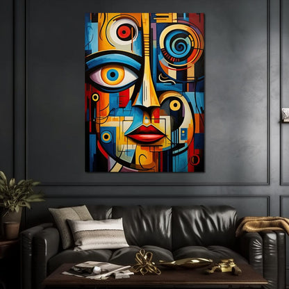 Cubist Reflections Canvas Wall Art