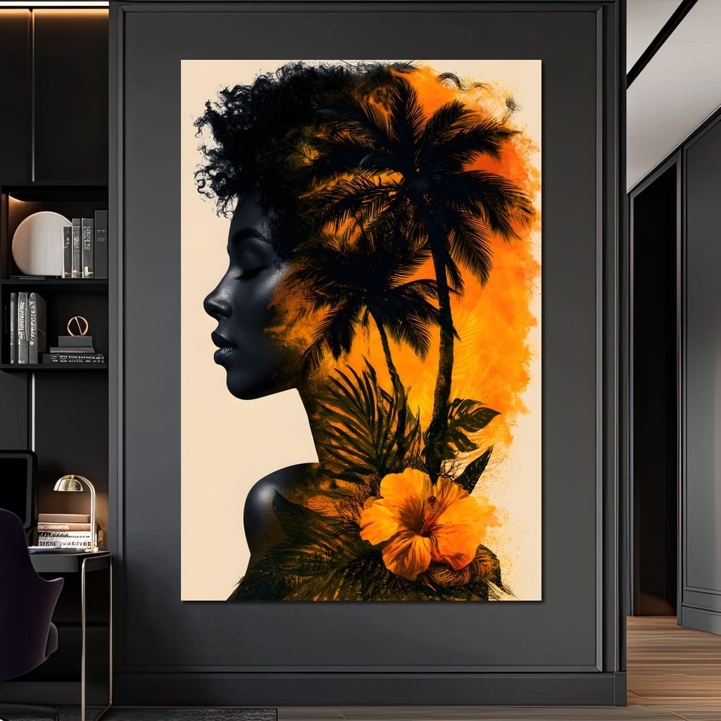 Tropical Soul Rising Heat Canvas Wall Art