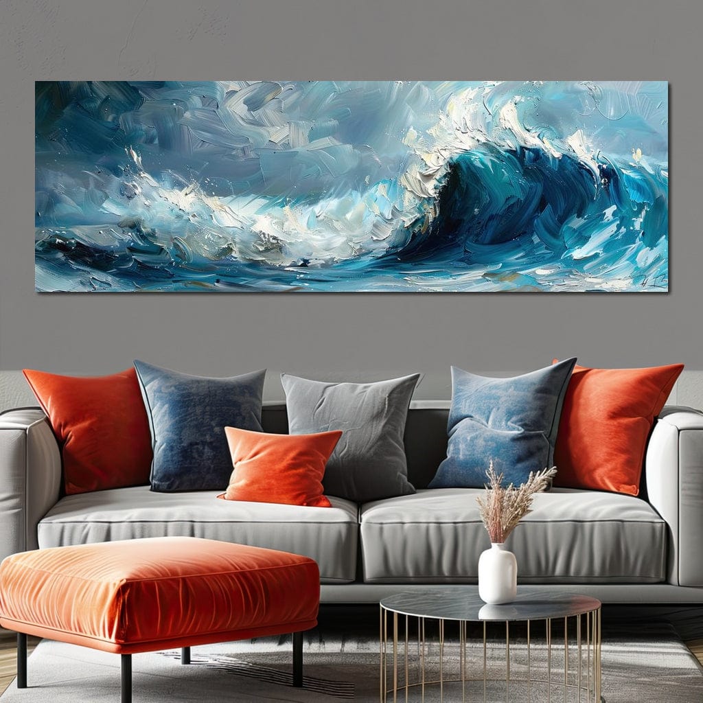 Oceanic Serenade Dance Canvas Wall Art