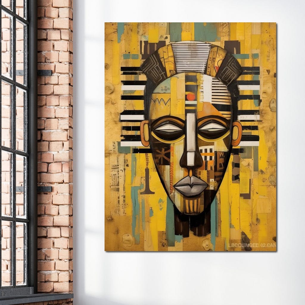 Tribal Mask 05 Canvas Wall Art