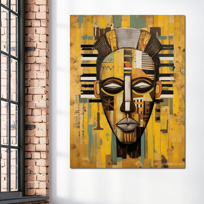 Tribal Mask 05 Canvas Wall Art