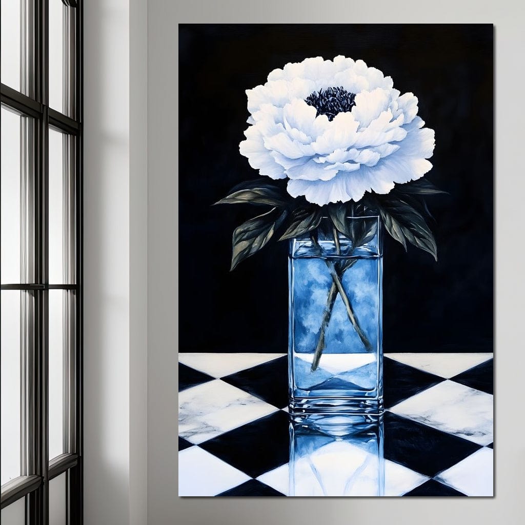 Dream Petals in Glass Enclave Canvas Wall Art