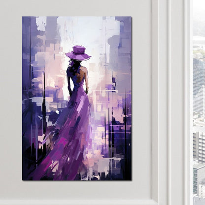 Amethyst Twilight Mystique Canvas Wall Art