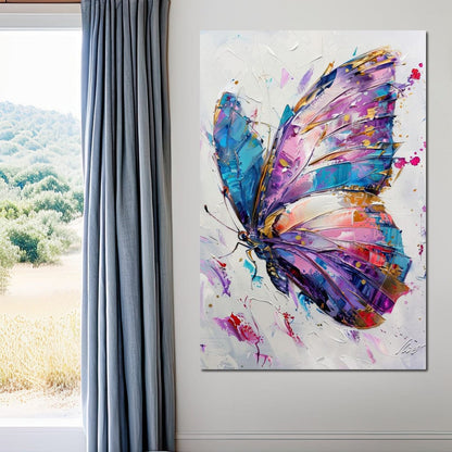 Kaleidoscope Butterfly Bliss Canvas Wall Art
