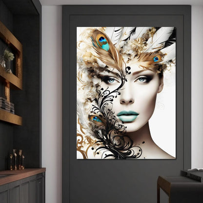 Female Portrait 138 Canvas Wall Art