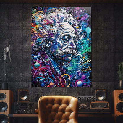 Albert Einstein Canvas Wall Art