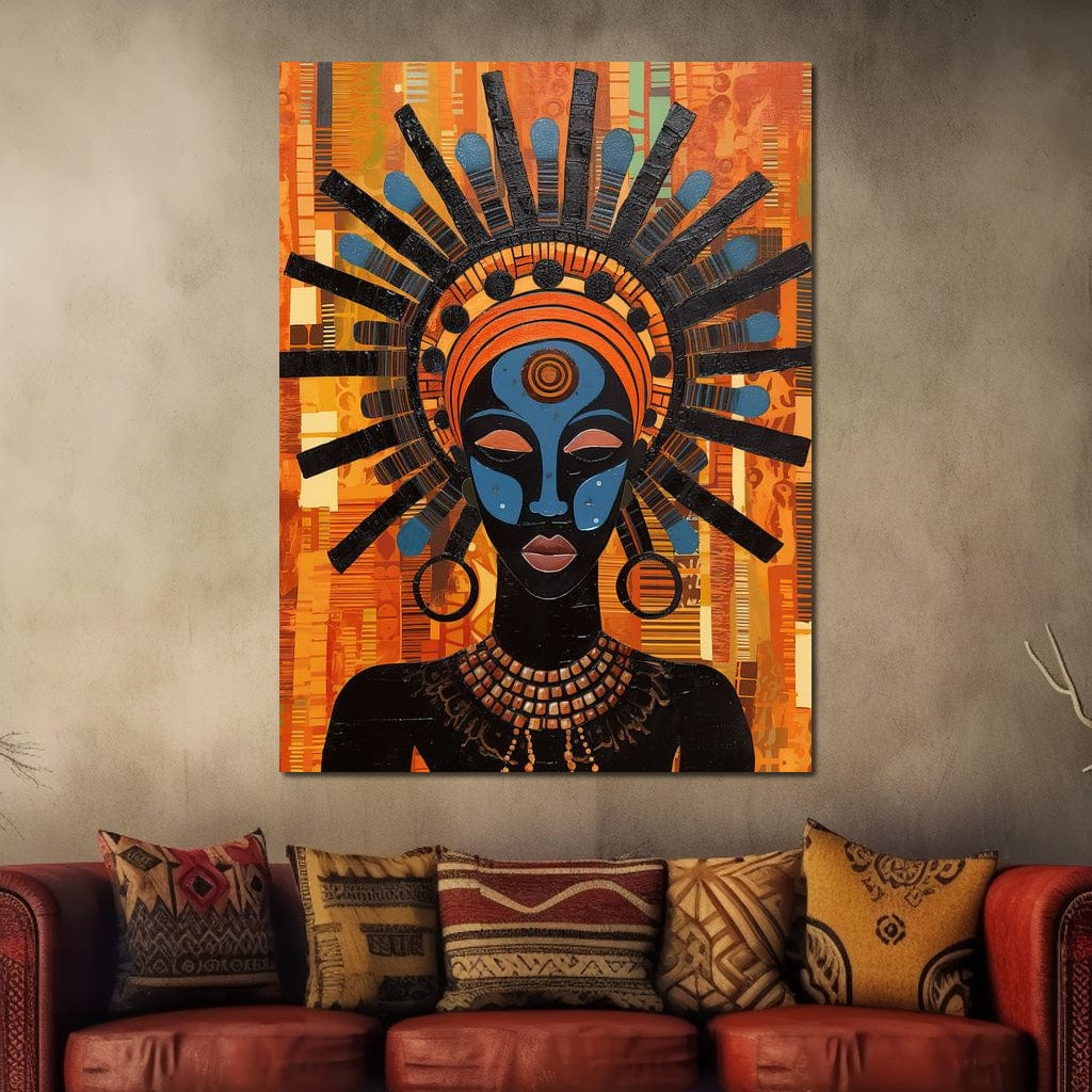 Tribal Mask 06 Canvas Wall Art