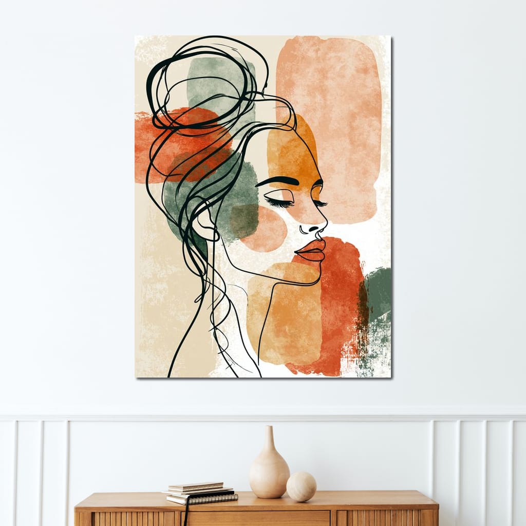 Contours of a Quiet Afternoon Canvas Wall Art