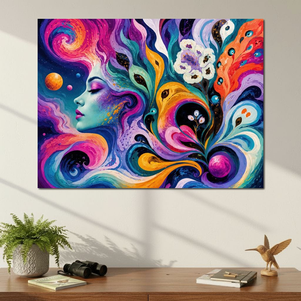 Cosmic Daydream Canvas Wall Art