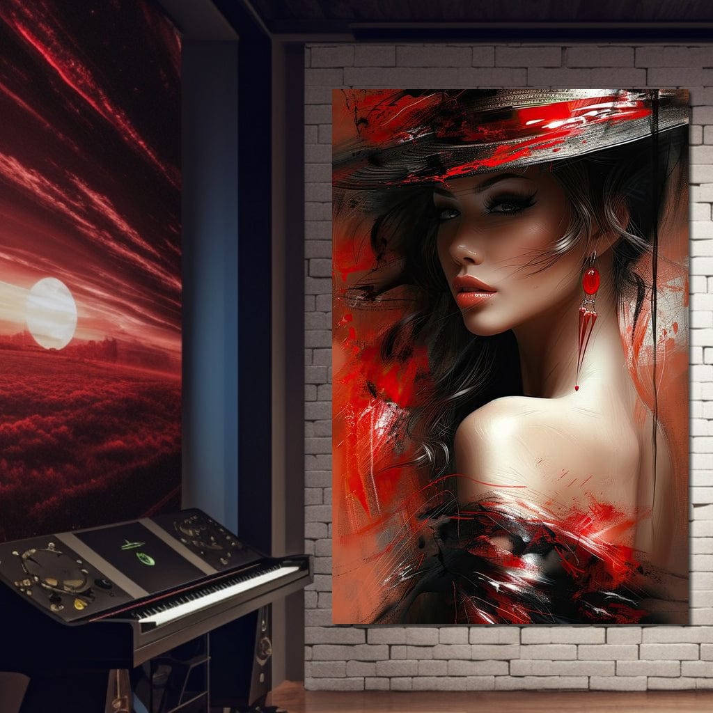 Sultry Shadows and Light Canvas Wall Art