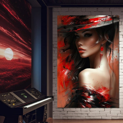 Sultry Shadows and Light Canvas Wall Art