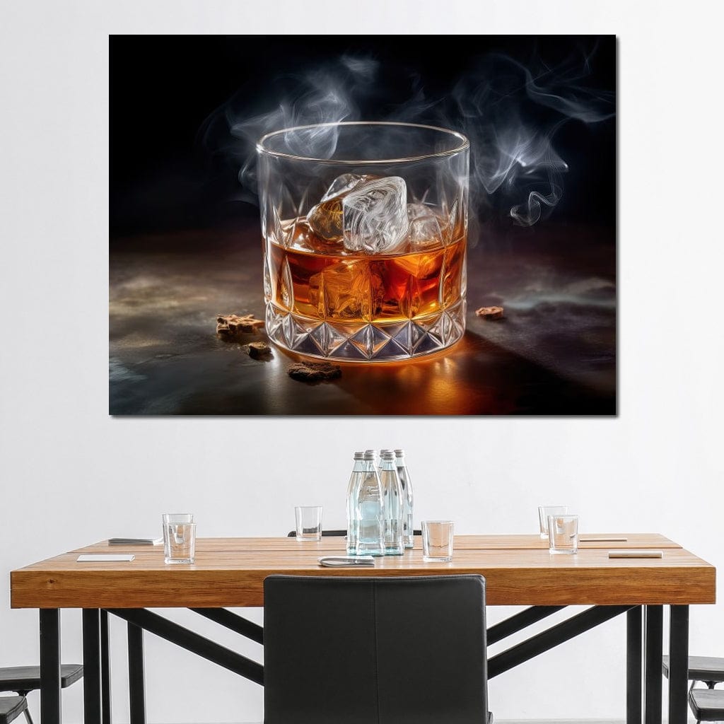 Infused Whiskey with Liquid Magic Canvas Wall Art
