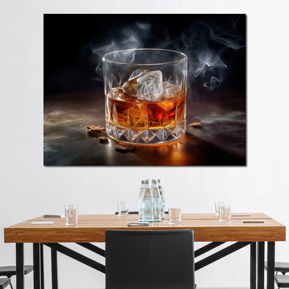 Infused Whiskey with Liquid Magic Canvas Wall Art