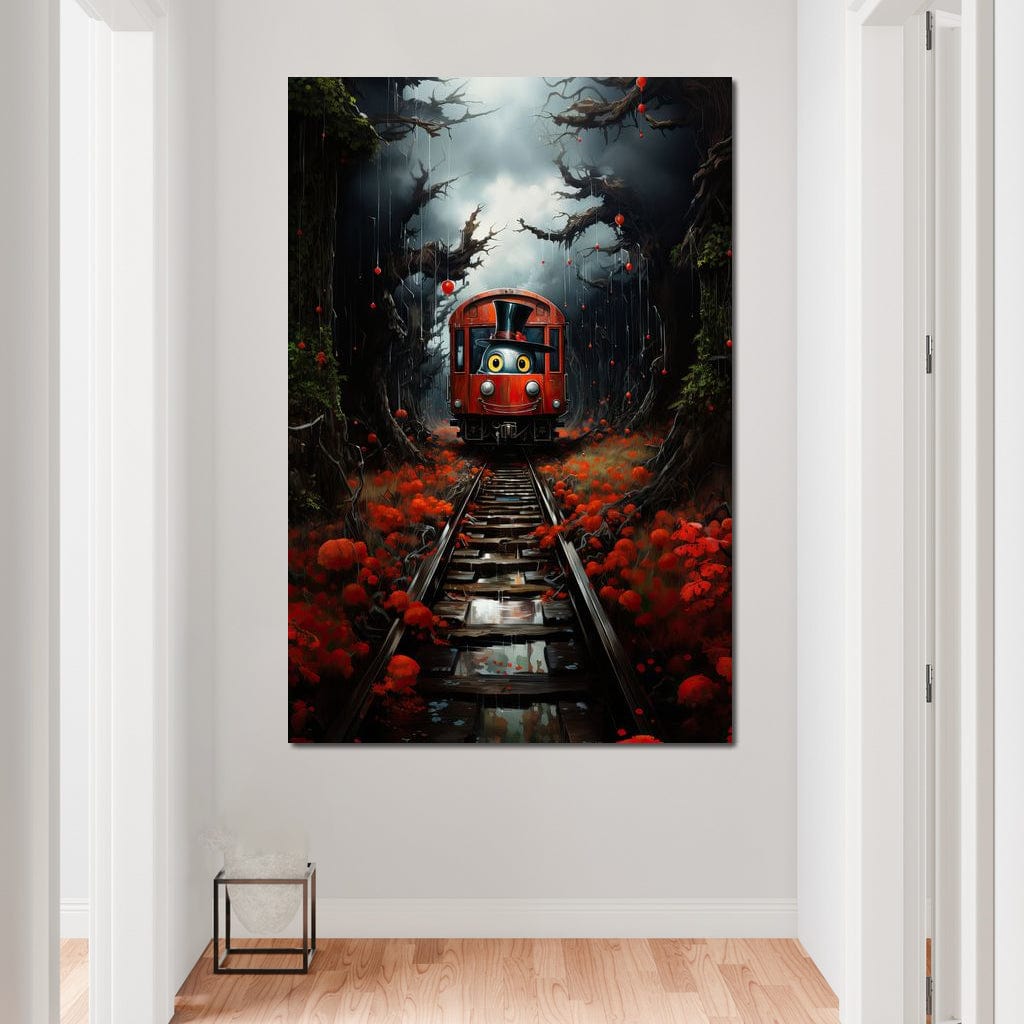 Monster Train Canvas Wall Art