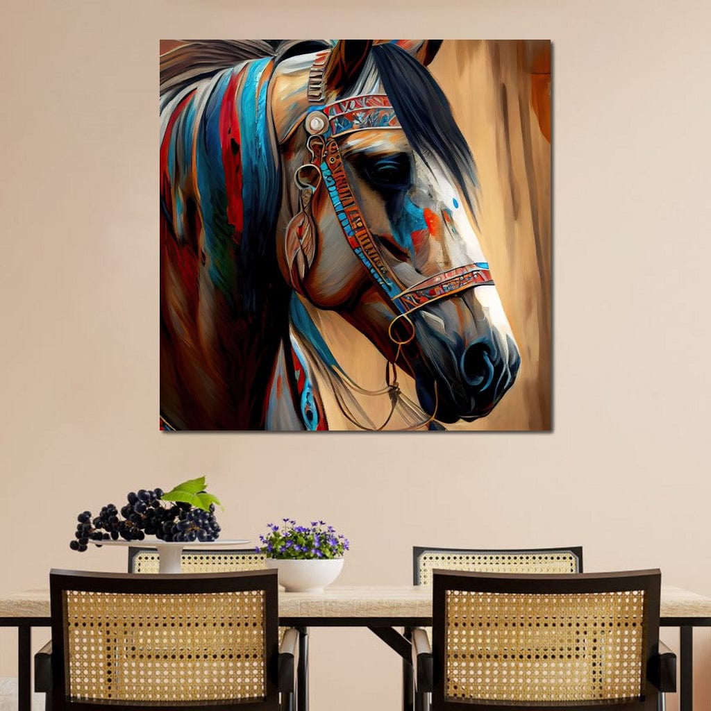 Cherokee Horse 1 Canvas Wall Art
