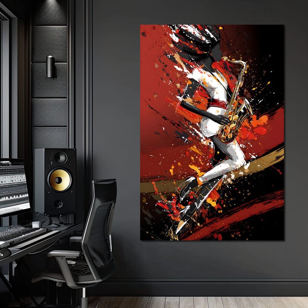 Rhythmic Pulse Of The Night Canvas Wall Art
