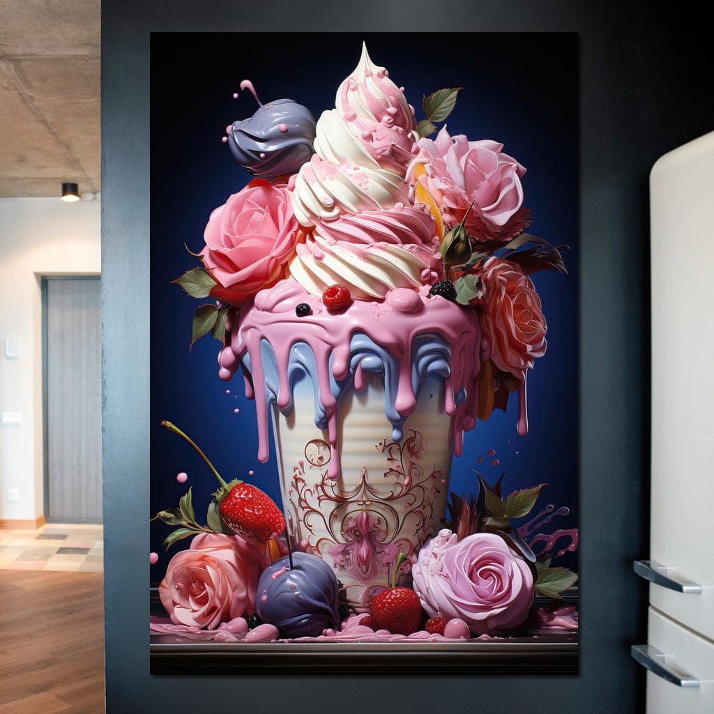 Candy Ice Cream Canvas Wall Art