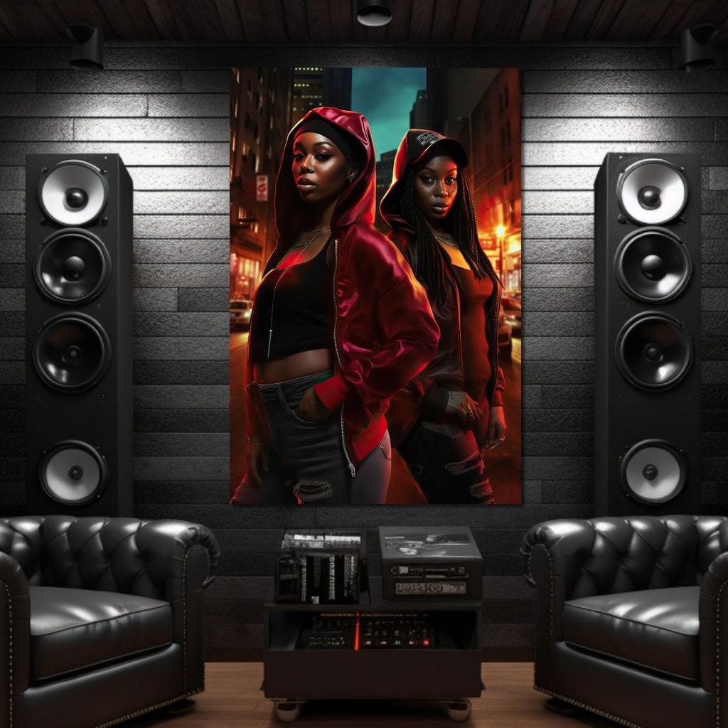 Verses in Velvet Canvas Wall Art