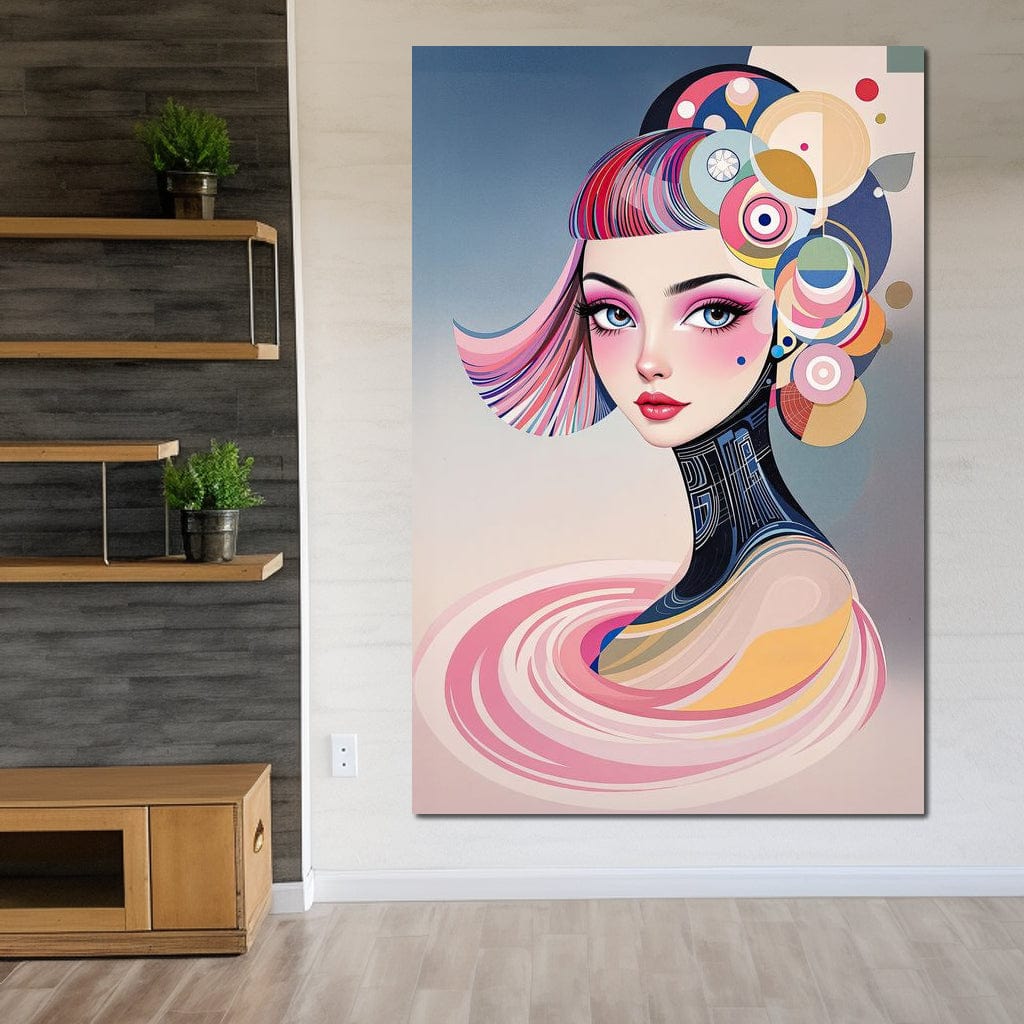 Pastel Elegy Canvas Wall Art