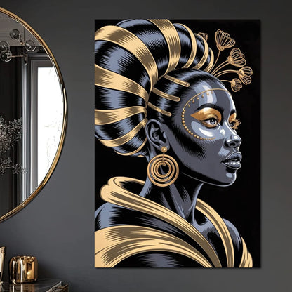 The Gilded Goddess Canvas Wall Art