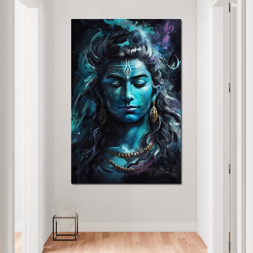 Lord Shiva Bholanatha Canvas Wall Art