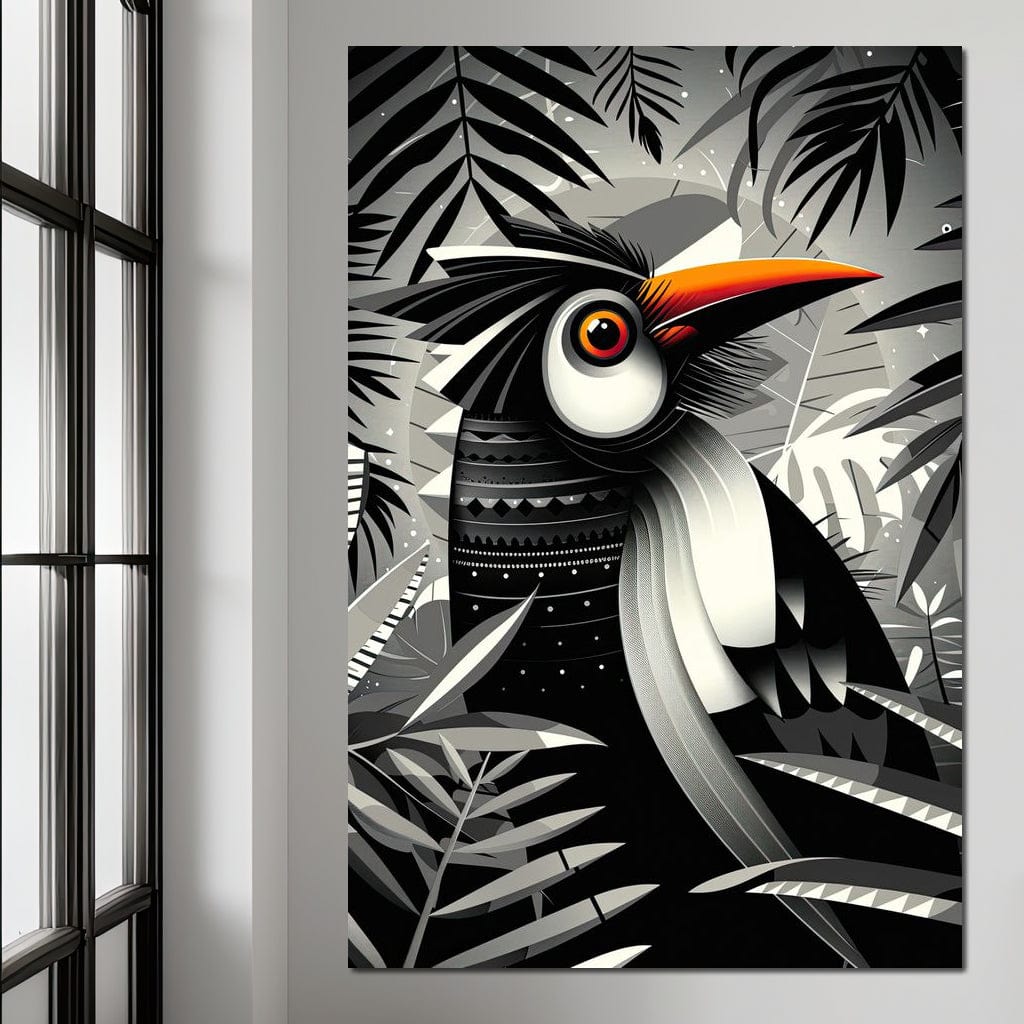 Tropical Trance Toucan Canvas Wall Art