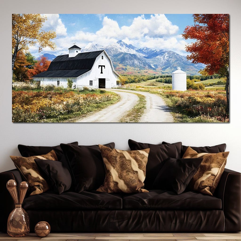Pathway to Country Bliss Canvas Wall Art