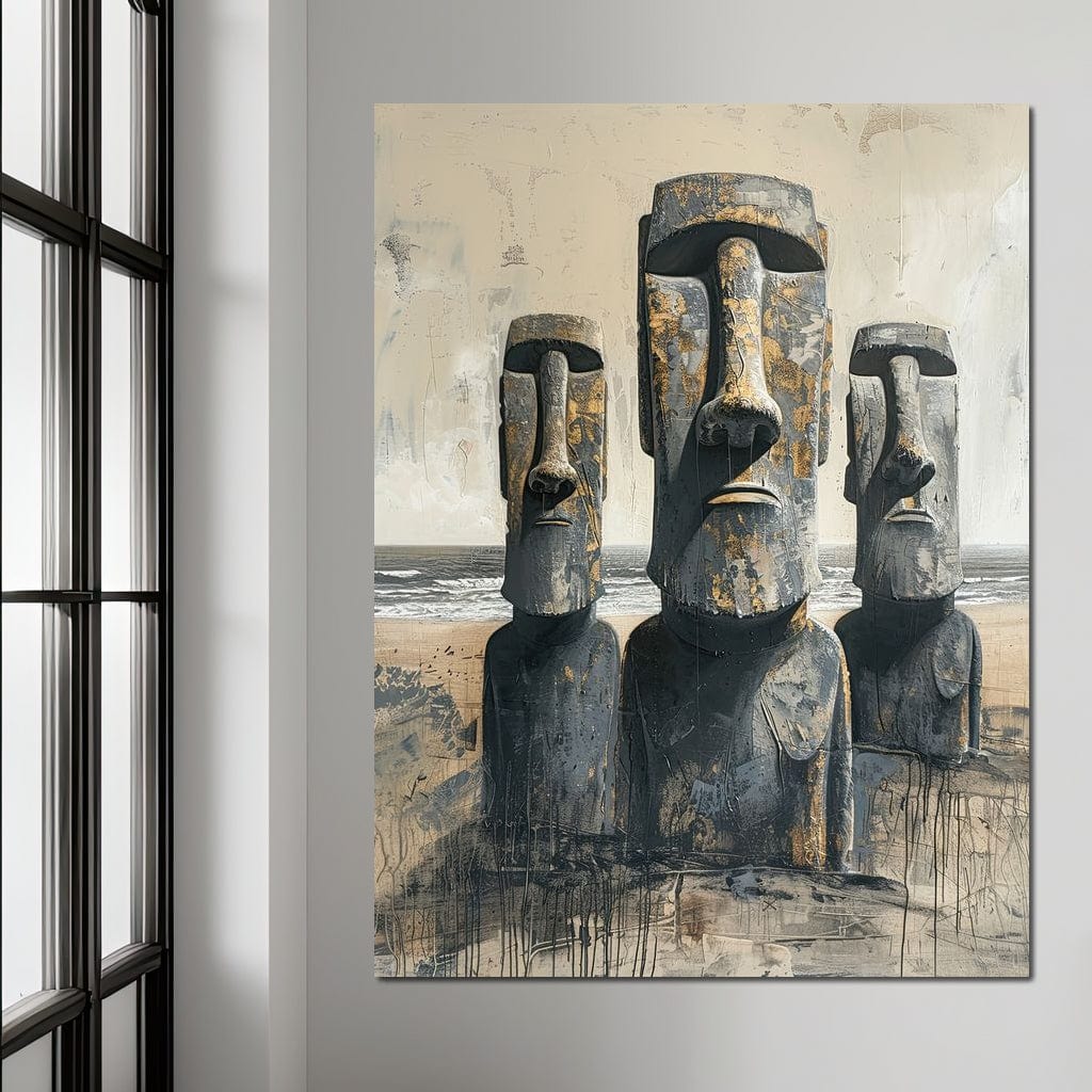 Guardians of the Pacific Shores Canvas Wall Art