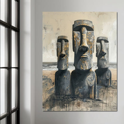 Guardians of the Pacific Shores Canvas Wall Art