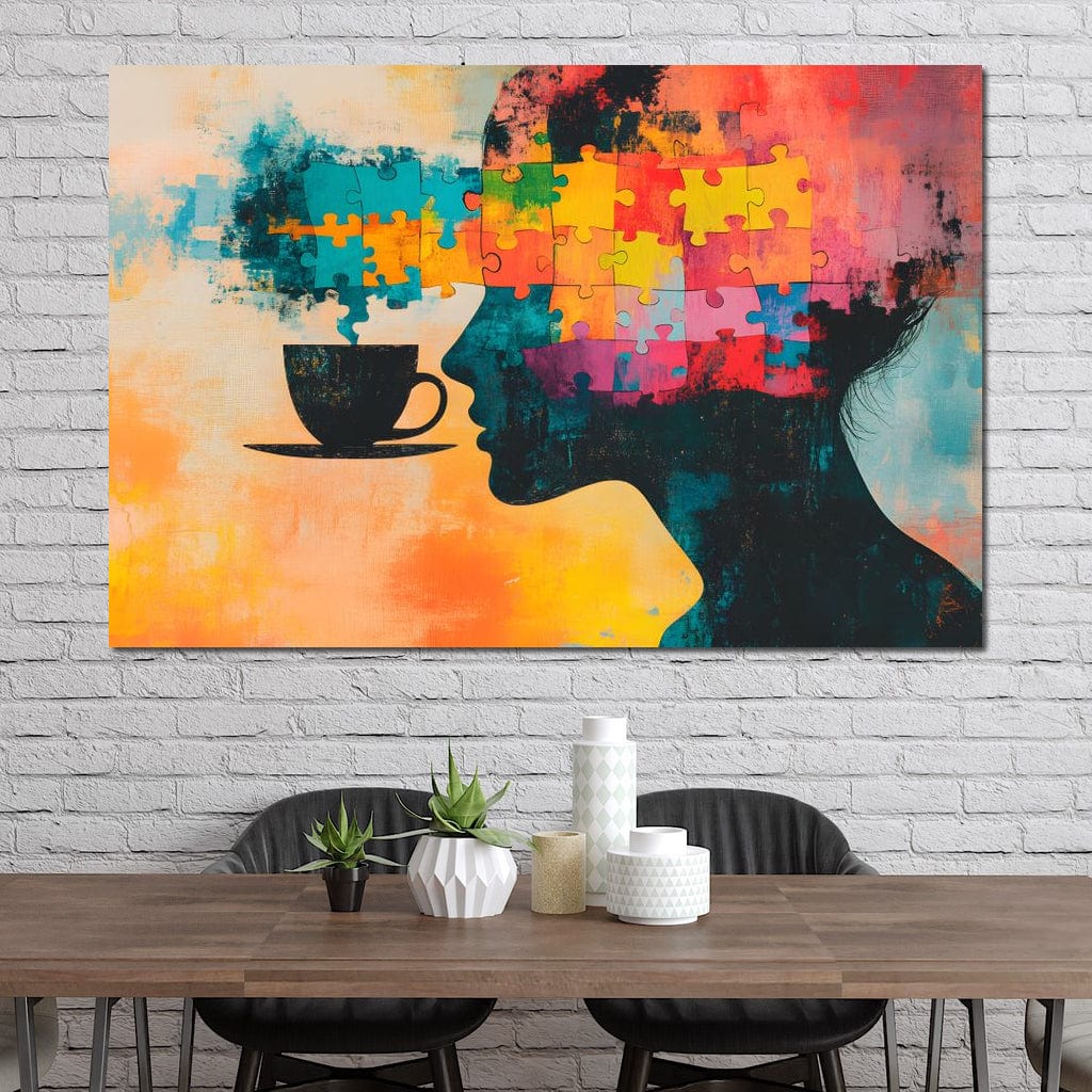 Mindful Puzzle Brewscape Canvas Wall Art