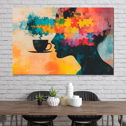 Mindful Puzzle Brewscape Canvas Wall Art