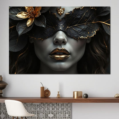 Noir Botanica Canvas Wall Art